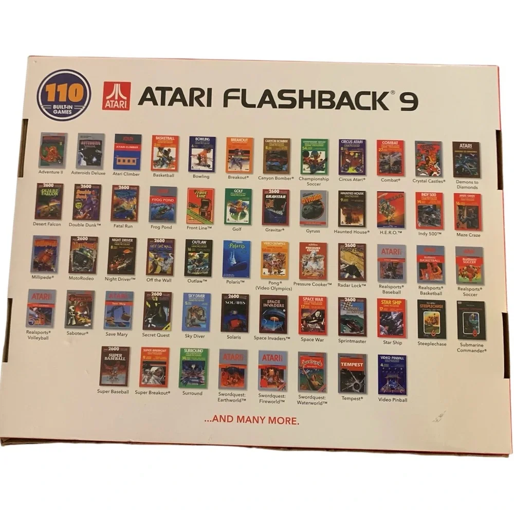 Atari Flashback 9 Black Console with 110 Games